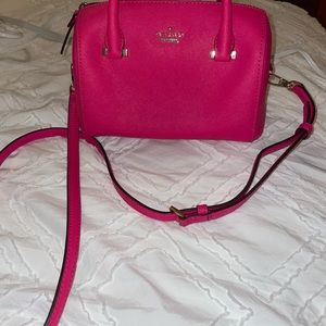 Hot Pink Kate Spade Satchel Crossbody Bag